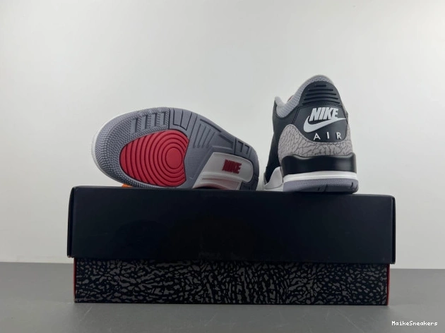 MaikeSneakers Black Cement 3 DN3707-010 Jordan Air 0712